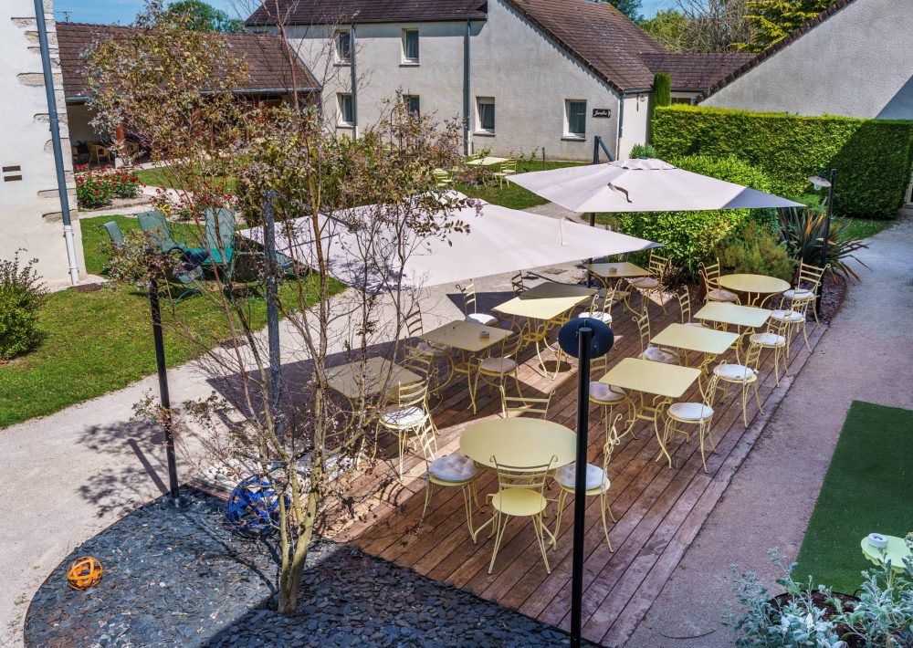 Restaurant bistrot de l'O, vue drone